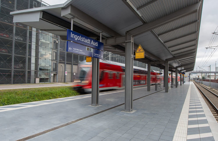 Quand l’usine Audi dispose de sa propre gare